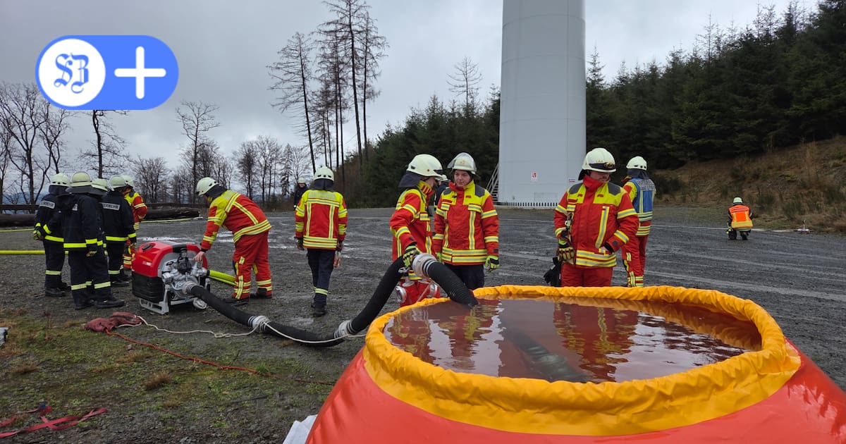 Forest fire scenario in Bad Laasphe: These are the pictures from the fire ...